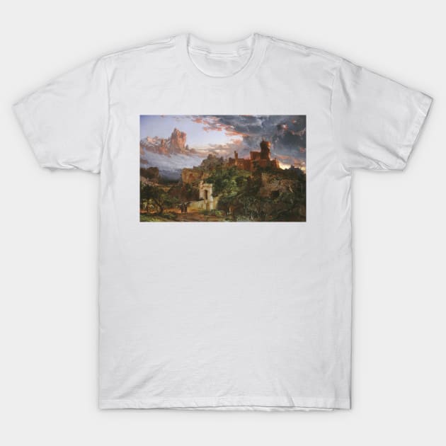The Spirit of War by Jasper Francis Cropsey T-Shirt by Classic Art Stall
